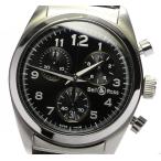 【Bell＆Ross】ベル＆ロス クロノグラフ クォーツ 革ベルト メンズ