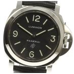 ☆美品 箱保付【PANERAI】パネライ ルミノールベース ロゴ PAM00000 手巻き メンズ【 ...