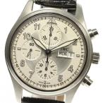 保付き【IWC】スピットファイア クロノグラフ IW371702 自動巻き メンズ【ev05】
