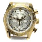 【VERSACE】ヴェルサーチ クロノグラフ クォーツ 革ベルト メンズ