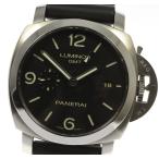 ☆良品【PANERAI】パネライ ルミノール 1950 3デイズ デイト スモールセコンド GMT  ...