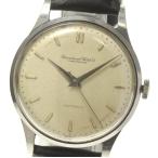 【IWC】シャフハウゼン アンティーク cal,852 自動巻き 革ベルト メンズ