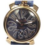 保証書付【GaGa MILANO】ガガミラノ マヌアーレ48MM 5011.05S 手巻き メンズ