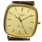 Yahoo! Yahoo!ショッピング(ヤフー ショッピング)【LONGINES】ロンジン スクエア 革ベルト クォーツ メンズ