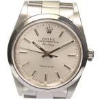 ☆良品【ROLEX】ロレックス エアキング 14000M Y番 シルバー文字盤 自動巻き メンズ
