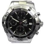 ☆良品☆保証書付【TAG HEUER】タグホイヤー アクアレーサー クロノグラフ CAF2110.B ...
