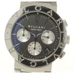 ☆良品【BVLGARI】ブルガリ ブルガリブルガリ デイト クロノグラフ BB38SSCH 自動巻き ...