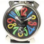 【GaGa MILANO】ガガミラノ マヌアーレ48MM スモールセコンド 5010.02S 手巻き メンズ