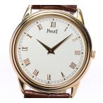 ☆良品【PIAGET】ピアジェ K18PG 革ベルト 手巻き メンズ