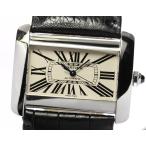 ☆美品【CARTIER】カルティエ タンクディバンLM W6300755 自動巻き メンズ