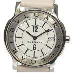 【BVLGARI】ブルガリ ソロテンポ ST35S 革ベルト クォーツ メンズ