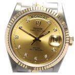 ☆未使用品【TUDOR】チュードル プリンス デイトデイ 76213 10Pダイヤ cal.2834 ...