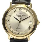 【IWC】 K18YG 自動巻き 革ベルト メンズ
