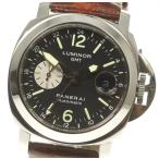 箱付き【PANERAI】パネライ ルミノール GMT スモールセコンド デイト PAM00088 自 ...