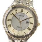 Yahoo! Yahoo!ショッピング(ヤフー ショッピング)☆美品 箱付き【SEIKO】セイコー ドルチェ ラウンド V137-0AL0 ソーラー メンズ