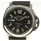 ☆美品☆箱保付【PANERAI】パネライ ルミノール マリーナ ロゴ PAM00005 手巻き メン ...