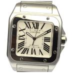 ☆良品【CARTIER】カルティエ サントス100LM W200737G 自動巻き メンズ