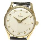 【OMEGA】オメガ Cal.283 ラウンド 手巻き 革ベルト メンズ