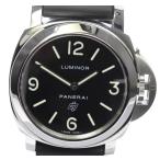 ☆美品☆箱保付【PANERAI】パネライ ルミノールベース ロゴ PAM00000 手巻き メンズ