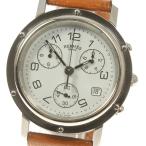 ※訳あり【HERMES】エルメス クリッパー クロノグラフ CL1.910 クォーツ メンズ
