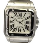 ☆美品【CARTIER】カルティエ サントス100LM W200737G 自動巻き メンズ