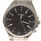 Yahoo! Yahoo!ショッピング(ヤフー ショッピング)☆美品 箱保付き【CITIZEN】シチズン アテッサ エコドライブ デイト CB1120-50E ソーラー電波 メンズ