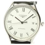 【LONGINES】ロンジン デイト 革ベルト L4.760.4 自動巻き メンズ