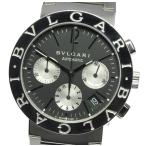 ☆訳あり 箱・保付【BVLGARI】ブルガリブルガリ BB38SSCH クロノグラフ 自動巻き メン ...