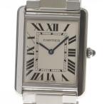 ☆良品【CARTIER】カルティエ タンクソロ LM W5200014 クォーツ メンズ