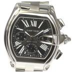 ☆美品【CARTIER】カルティエ ロードスターLM クロノグラフ W62020X6 自動巻き メン ...