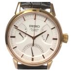 【SEIKO】セイコー プレサージュ デイデイト パワーリザーブ 6R24-00D0 自動巻き メンズ 【21105】