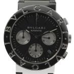 ☆良品☆箱保付【BVLGARI】ブルガリ ブルガリブルガリ クロノグラフ BB38SSCH 自動巻き ...