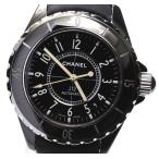 ☆ジャンク【CHANEL】シャネル J12 黒セラ H0683 自動巻き メンズ
