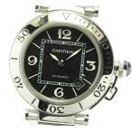 ☆良品【CARTIER】カルティエ パシャシータイマー W31077M7 デイト 自動巻き メンズ