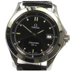 【OMEGA】オメガ シーマスター120 2511.50 デイト クォーツ 革ベルト メンズ