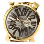 ☆良品【GaGa MILANO】ガガミラノ マヌアーレ スリム46  5081.2 クォーツ メンズ