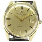 【IWC】シャフハウゼン K18YG cal.8541B 自動巻き 革ベルト メンズ 【21105】