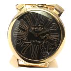 ☆良品 保付き【GaGa MILANO】ガガミラノ マヌアーレ スリム46 1000本限定 5087.02 クォーツ メンズ