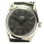 【TUDOR】チュードル デカバラ オイスター 革ベルト 手巻き メンズ