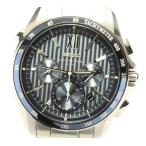 Yahoo! Yahoo!ショッピング(ヤフー ショッピング)☆良品【SEIKO】セイコー ブライツ クロノグラフ SAGA151 8B82-0AL0 ソーラー電波 メンズ