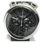 Yahoo! Yahoo!ショッピング(ヤフー ショッピング)【GaGa MILANO】ガガミラノ マヌアーレ クロノ アッチャイオ 5050.5 クォーツ メンズ