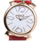 Yahoo! Yahoo!ショッピング(ヤフー ショッピング)【GaGa MILANO】ガガミラノ マヌアーレ シン 46MM 5091.01 クォーツ メンズ【ev】