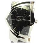 ☆未使用品 箱保付き【HAMILTON】ハミルトン ベンチュラ 革ベルト H244110 クォーツ メンズ