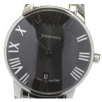 ☆良品【TIFFANY&amp;Co.】ティファニー アトラスドーム デイト Z1800.11.10A10A00A クォーツ メンズ 【21104】