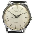 【IWC】シャフハウゼン cal.853 自動巻き 革ベルト メンズ