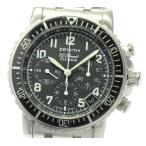 【ZENITH】ゼニス エルプリメロ フライバック デイト クロノグラフ 01/02.0470.40 ...