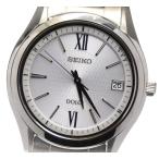 ☆美品 箱付き【SEIKO】セイコー ドルチェ デイト 7B24-0BM0 ソーラー電波 メンズ