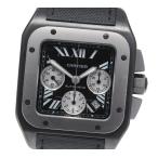【CARTIER】カルティエ サントス100LM クロノグラフ W2020005 自動巻き メンズ