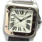 【CARTIER】カルティエ サントス100 MM W20107X7 自動巻き ボーイズ