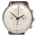 ベルト訳あり☆【JUNGHANS】ユンハンス マイスター クロノスコープ 027/4120 デイデイト 自動巻き メンズ